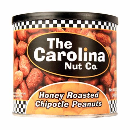 THE CAROLINA NUT CO Honey Roasted Chipotle Peanuts 12 oz Can 11070